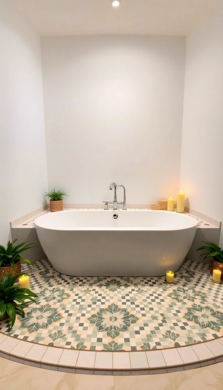 19 Luxurious Bathroom Decor Ideas That'll Make You Feel Like You're in a Spa Every Day! - 12. Unique Bathtub Surrounds