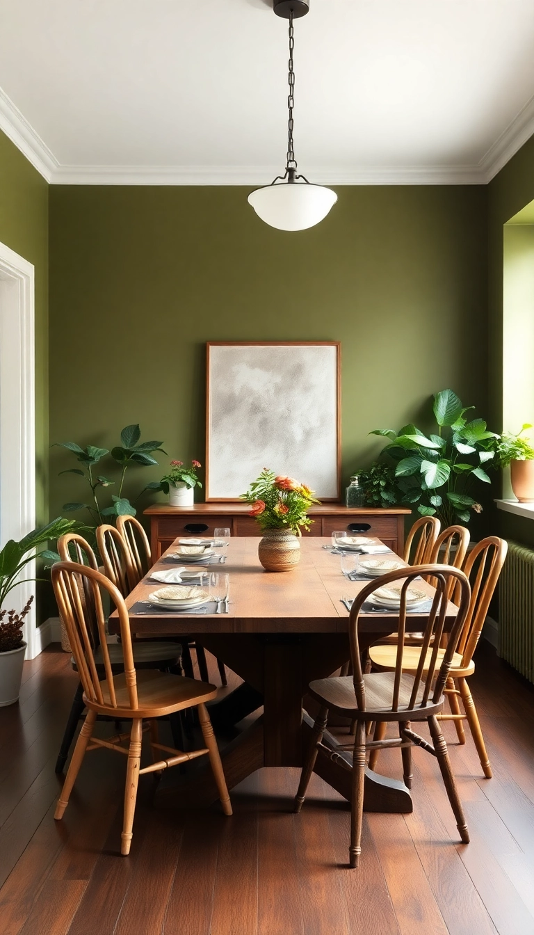 15 Dining Room Colors That Can Change Your Mood—#3 Will Surprise You! - 3. Earthy Greens