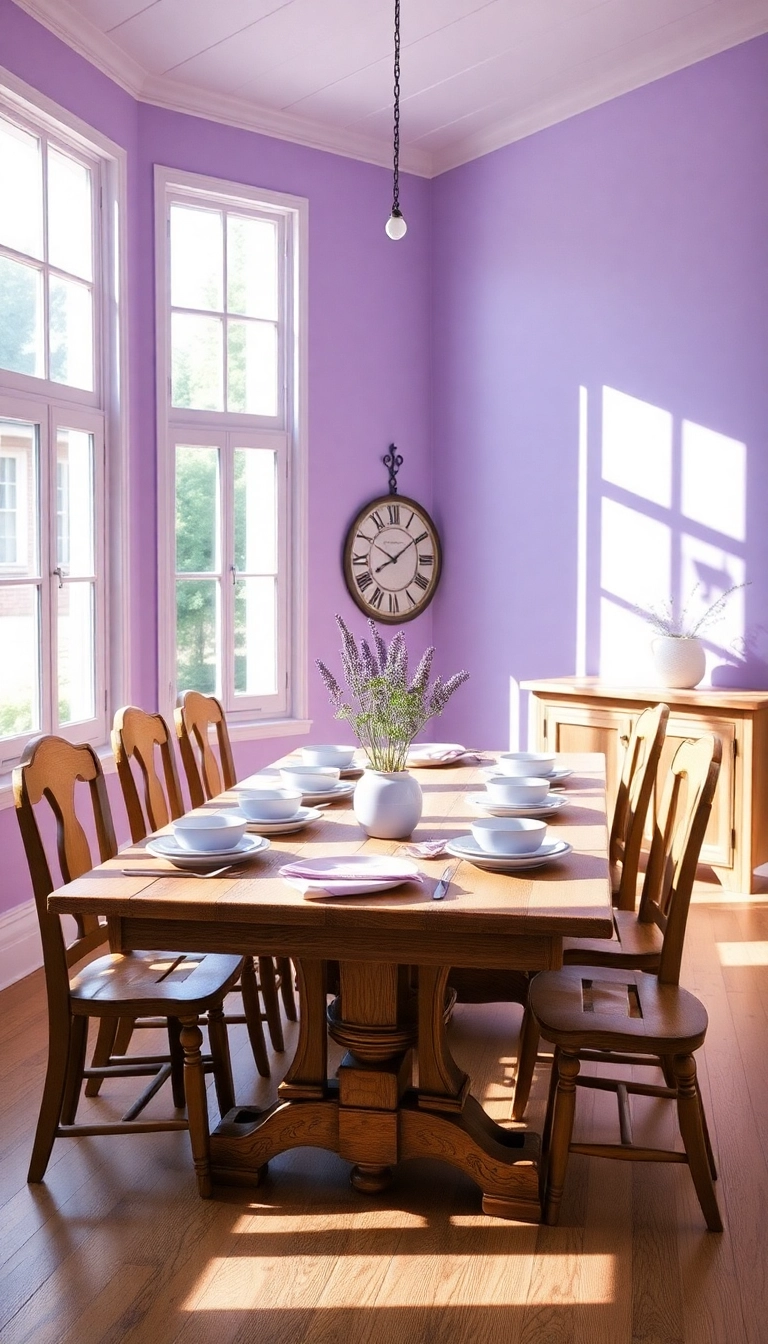 15 Dining Room Colors That Can Change Your Mood—#3 Will Surprise You! - 6. Soothing Lavender