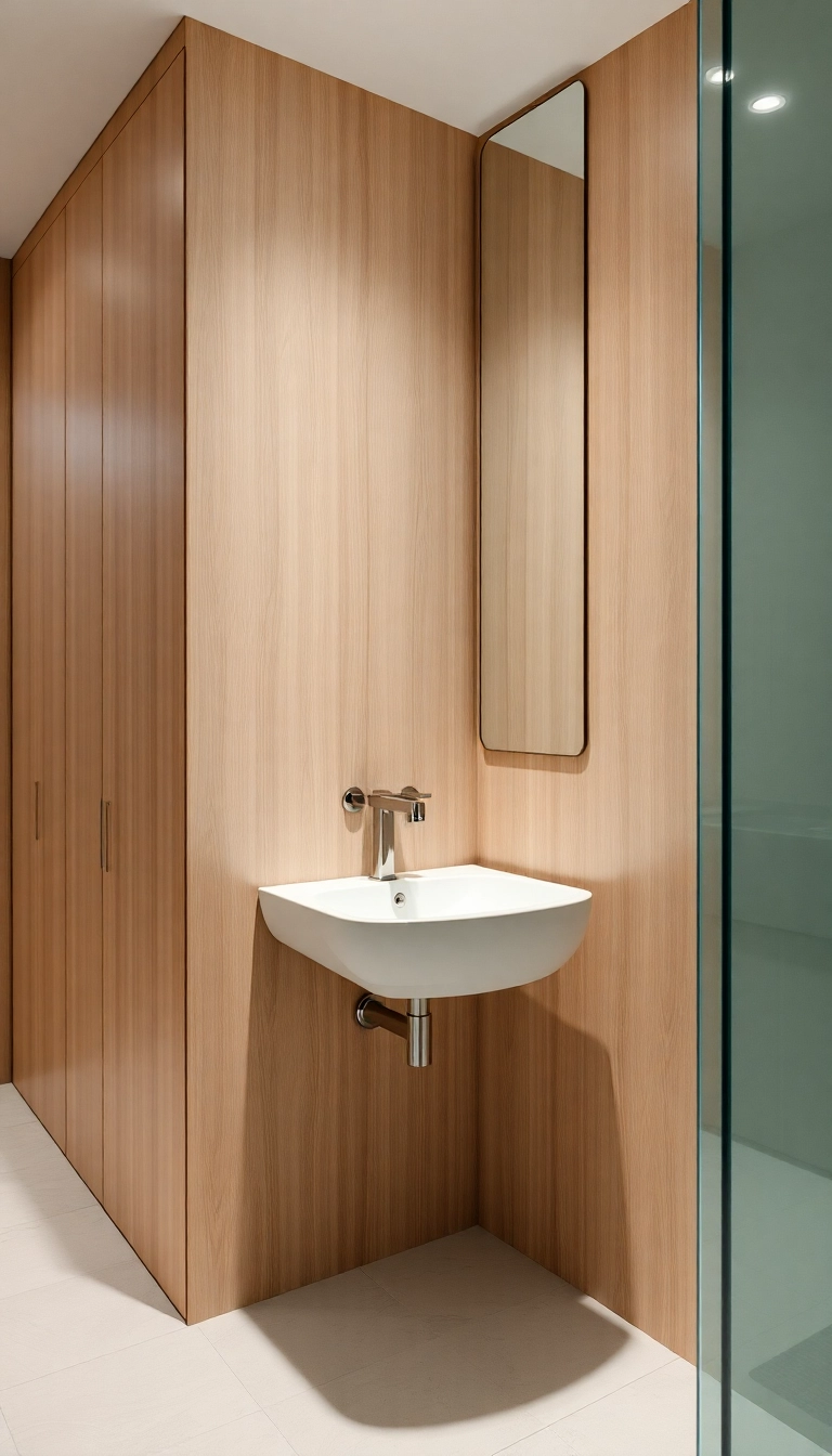 10 Stunning Modern Bathroom Sink Ideas That Will Elevate Your Space Instantly! - 8. Floating Sinks: Modern and Airy
