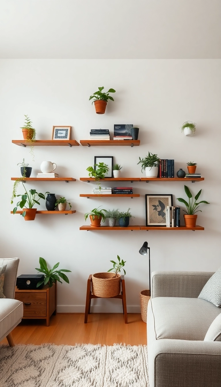 25 Brilliant Small Space Storage Hacks That Will Transform Your Apartment! - 2. Floating Shelves