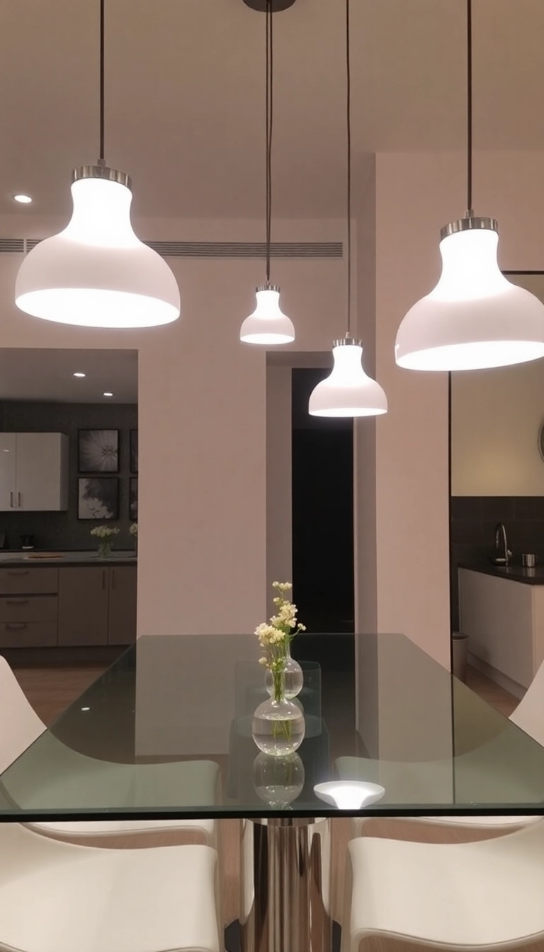 25 Affordable Dining Room Lights That Look Expensive (You Won't Guess Their Price!) - 9. Minimalist LED Pendant