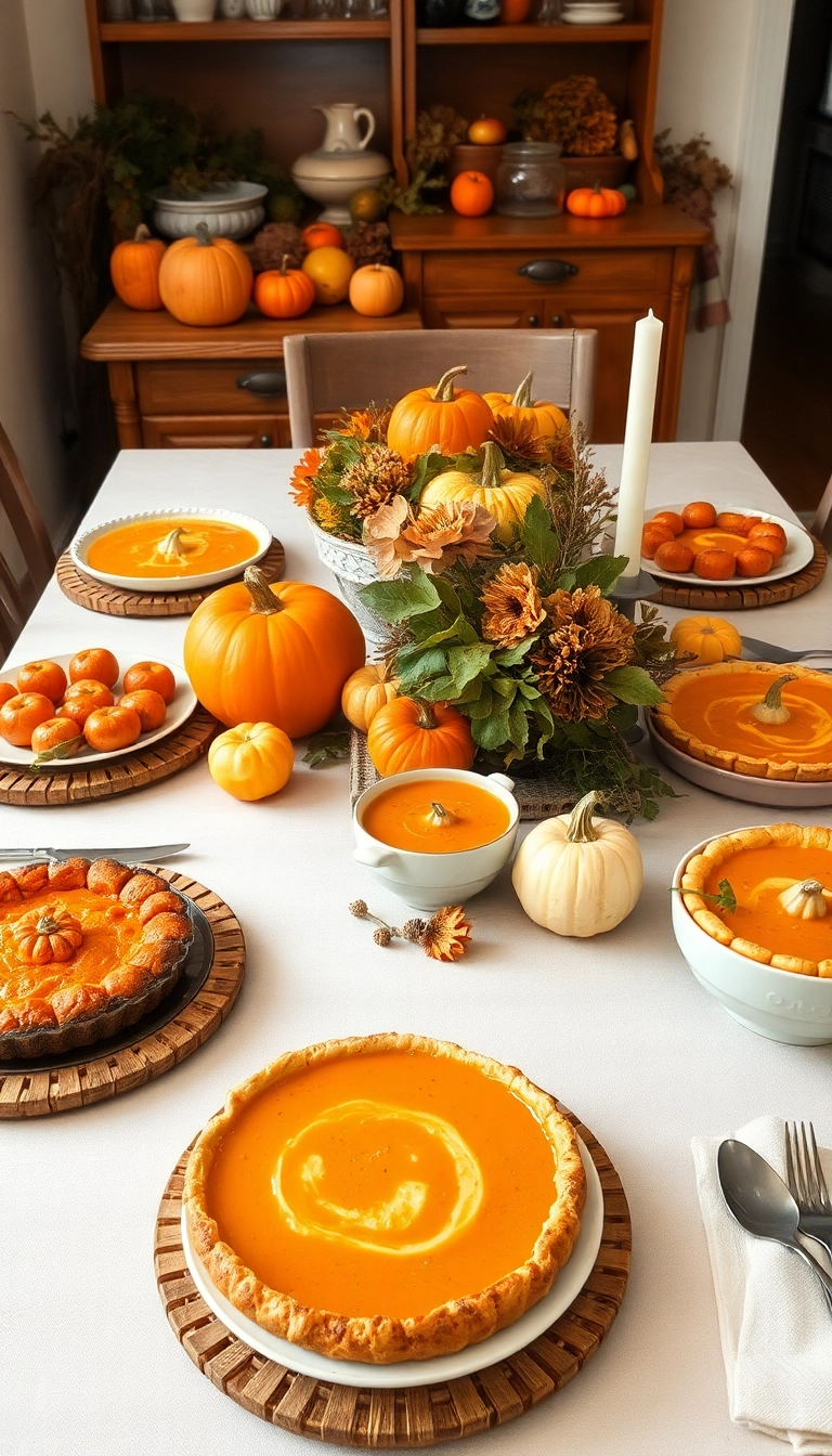 15 Heartwarming Kitchen Table Ideas for Unforgettable Family Gatherings (Don’t Miss #9!) - 7. Seasonal Harvest Feast