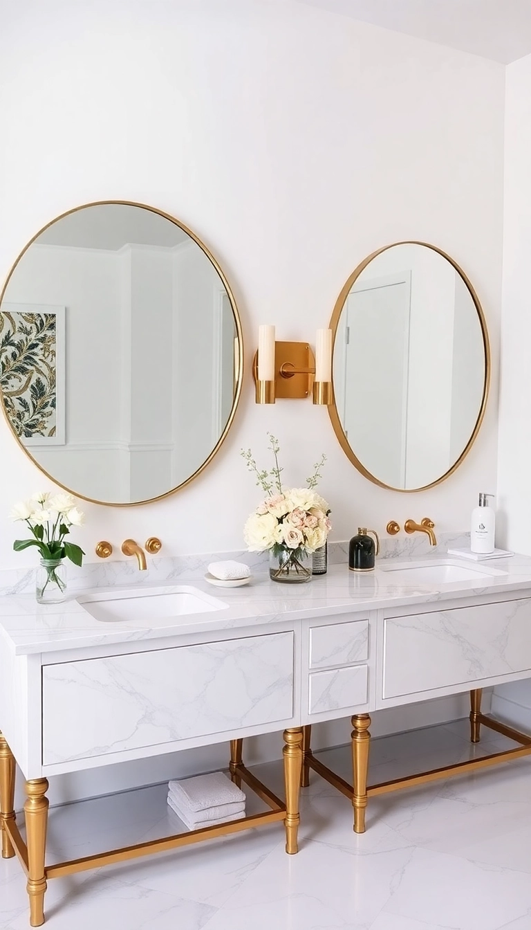 19 Luxurious Bathroom Decor Ideas That'll Make You Feel Like You're in a Spa Every Day! - 3. Elegant Vanity Designs