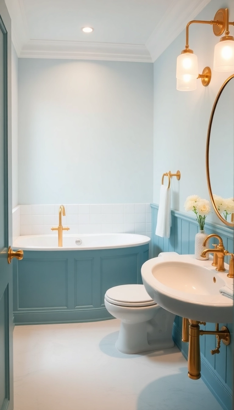19 Luxurious Bathroom Decor Ideas That'll Make You Feel Like You're in a Spa Every Day! - 11. Color Palette Harmony