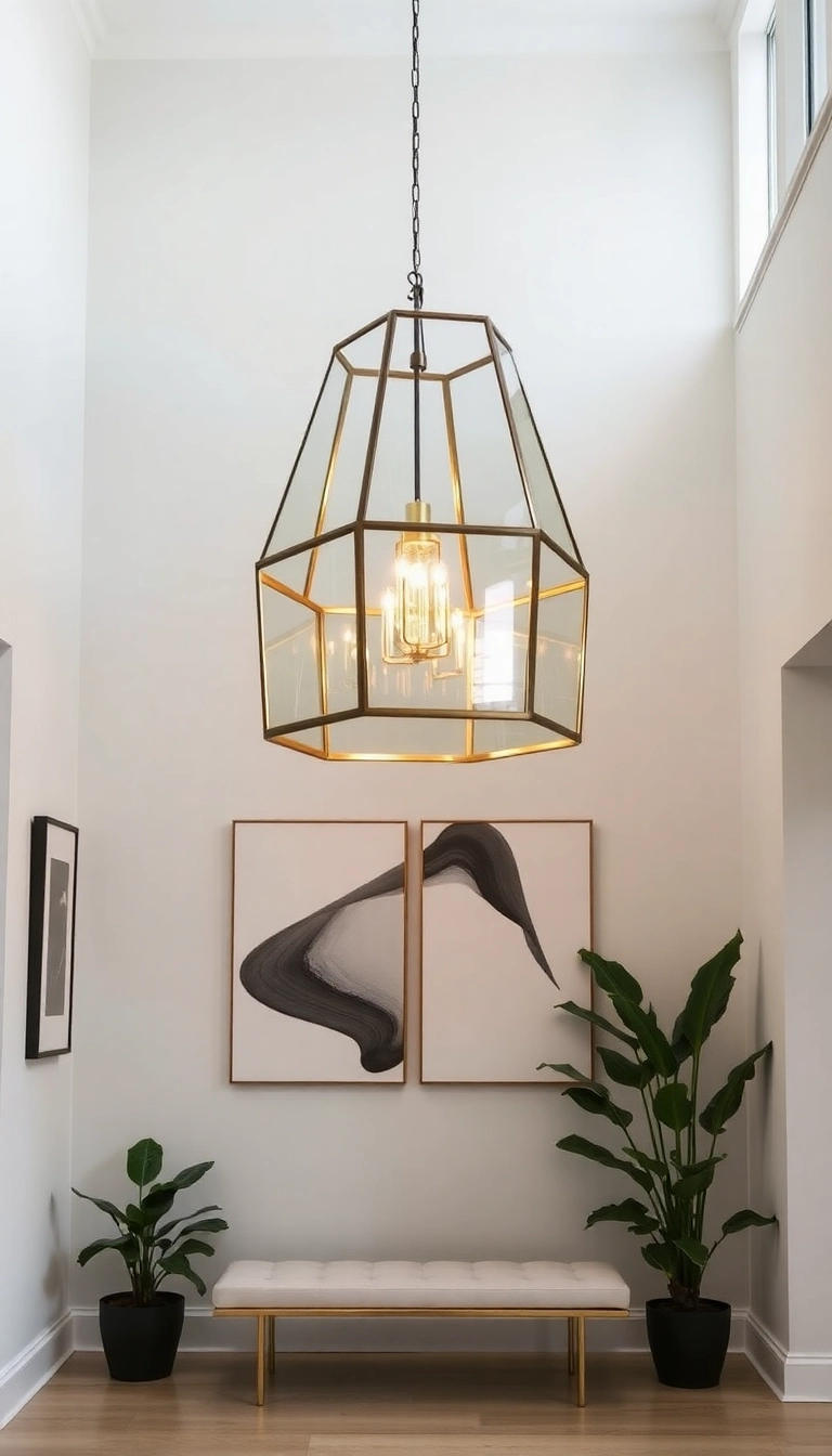 10 Modern Entryway Lighting Ideas That Will Instantly Elevate Your Home's Style! - 1. Statement Pendant Lights