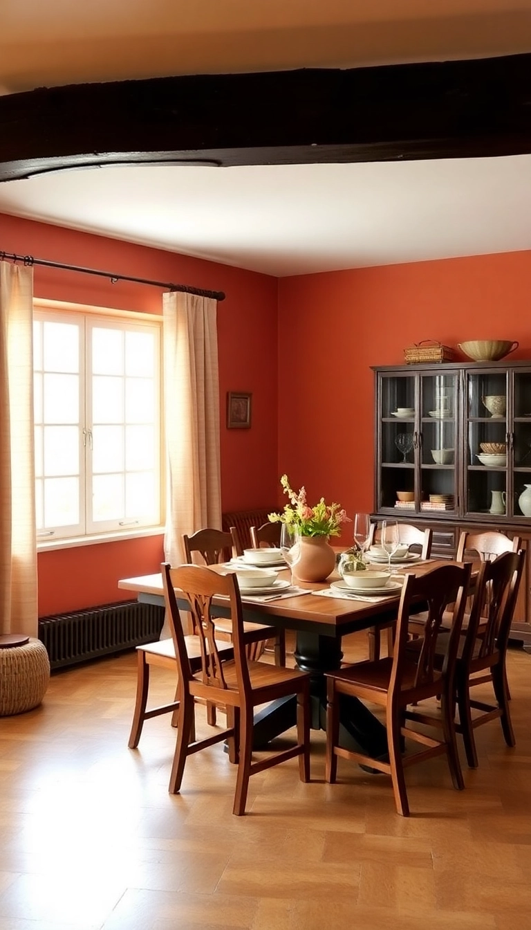 15 Dining Room Colors That Can Change Your Mood—#3 Will Surprise You! - 5. Warm Terracotta