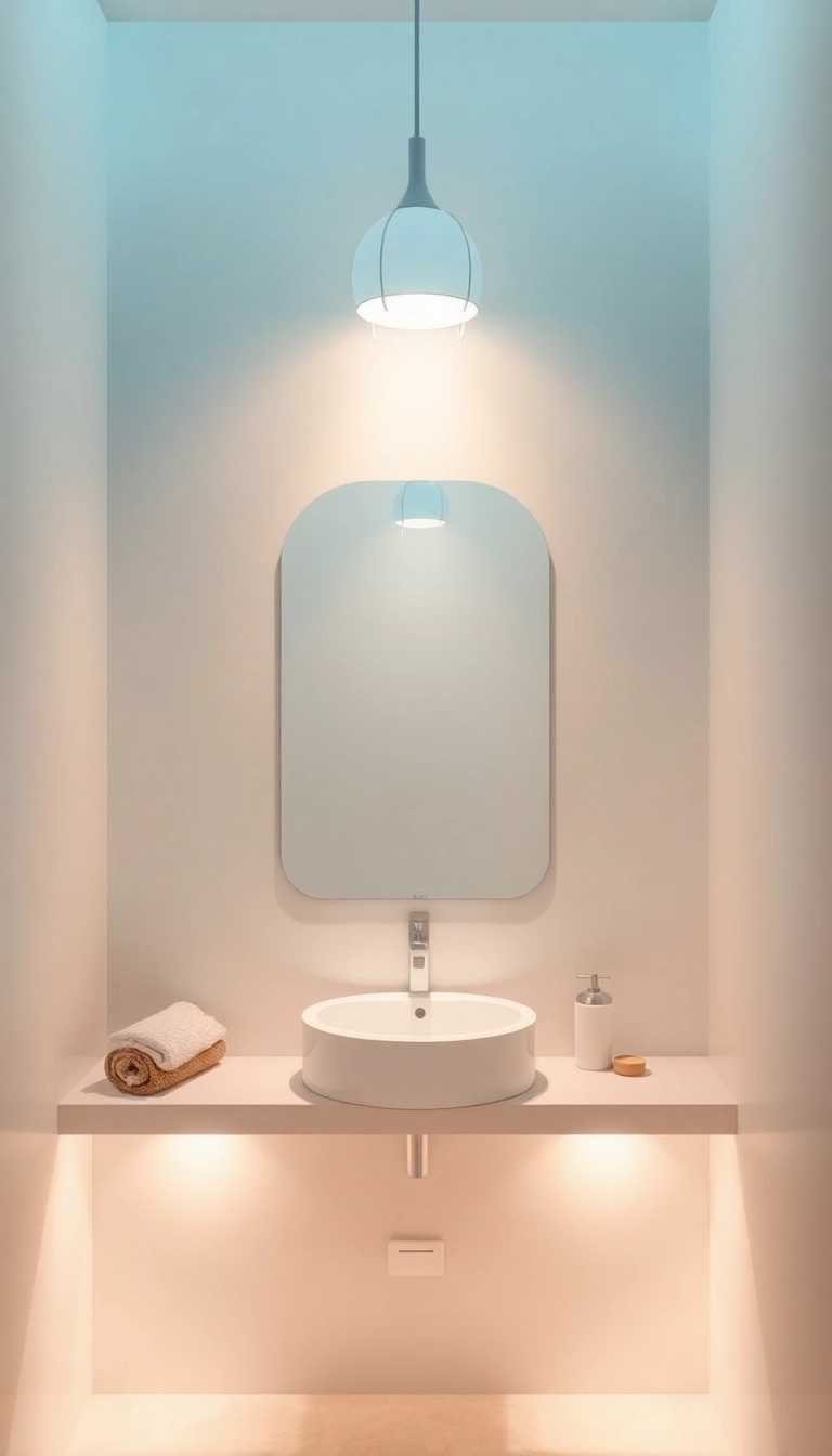 15 Stunning Bathroom Vanity Lighting Ideas to Transform Your Space (Wait Until You See #8!) - 12. Soft Ambient Lighting