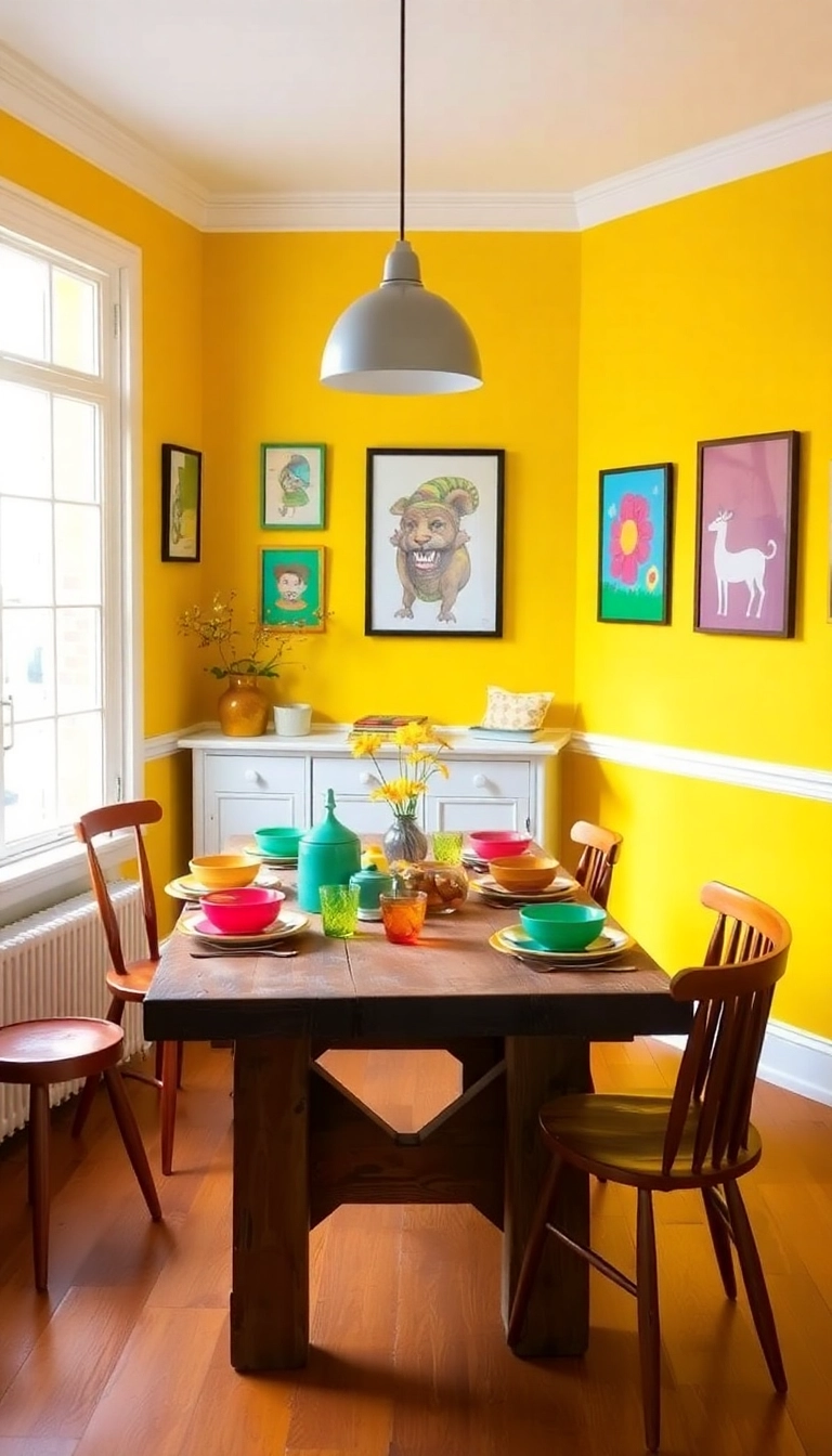 15 Dining Room Colors That Can Change Your Mood—#3 Will Surprise You! - 2. Invigorating Yellow