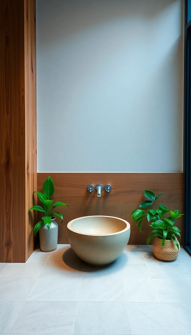 19 Luxurious Bathroom Decor Ideas That'll Make You Feel Like You're in a Spa Every Day! - 6. Natural Elements