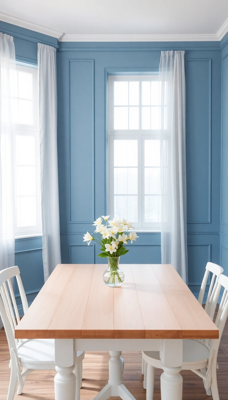 15 Dining Room Colors That Can Change Your Mood—#3 Will Surprise You! - 1. Calming Blues