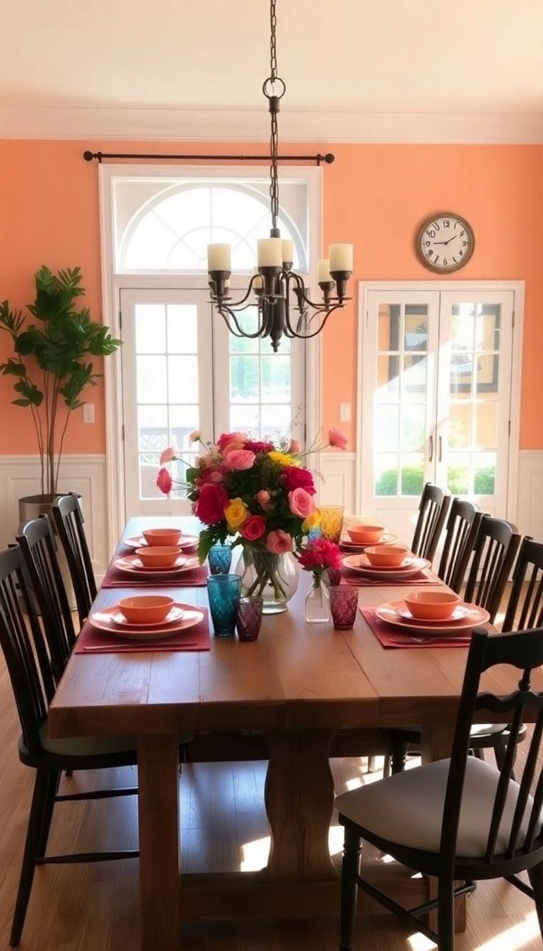 15 Dining Room Colors That Can Change Your Mood—#3 Will Surprise You! - 8. Soft Peach