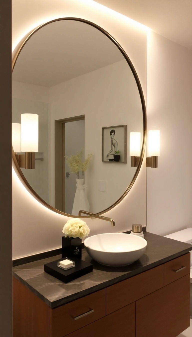 19 Luxurious Bathroom Decor Ideas That'll Make You Feel Like You're in a Spa Every Day! - 13. Elegant Mirrors