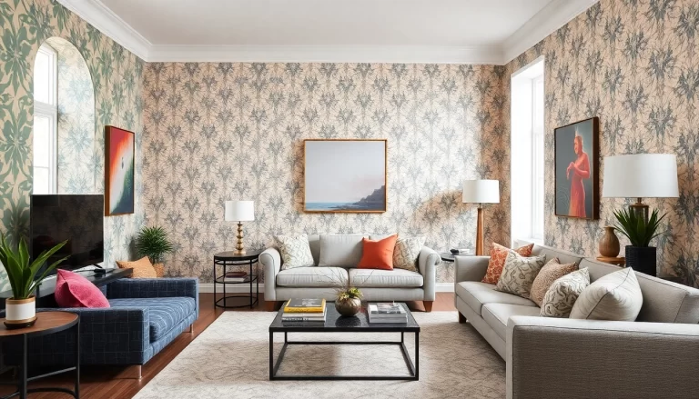 20 Stunning Living Room Wallpaper Ideas That’ll Transform Your Space Instantly!