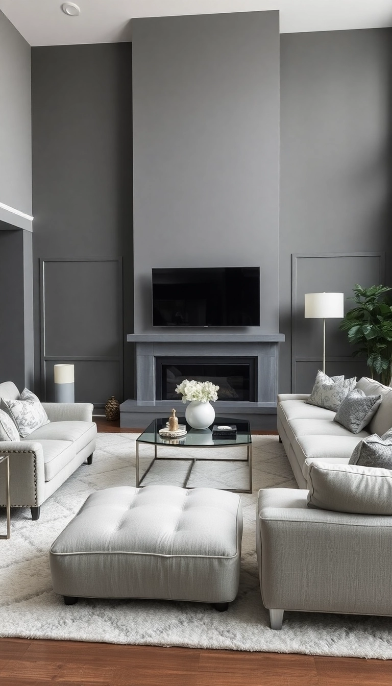 20 Modern Living Room Decor Ideas That Will Transform Your Space Instantly! - 11. Monochromatic Scheme