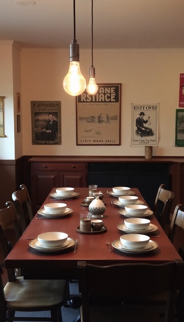 25 Affordable Dining Room Lights That Look Expensive (You Won't Guess Their Price!) - 3. Vintage Inspired Edison Bulb Fixture