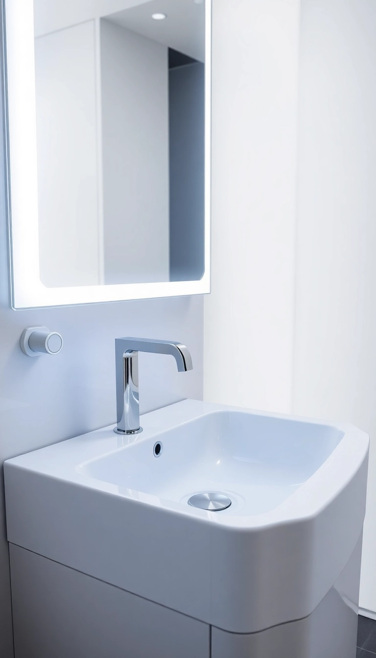 10 Stunning Modern Bathroom Sink Ideas That Will Elevate Your Space Instantly! - 10. Smart Sinks: The Future of Bathrooms