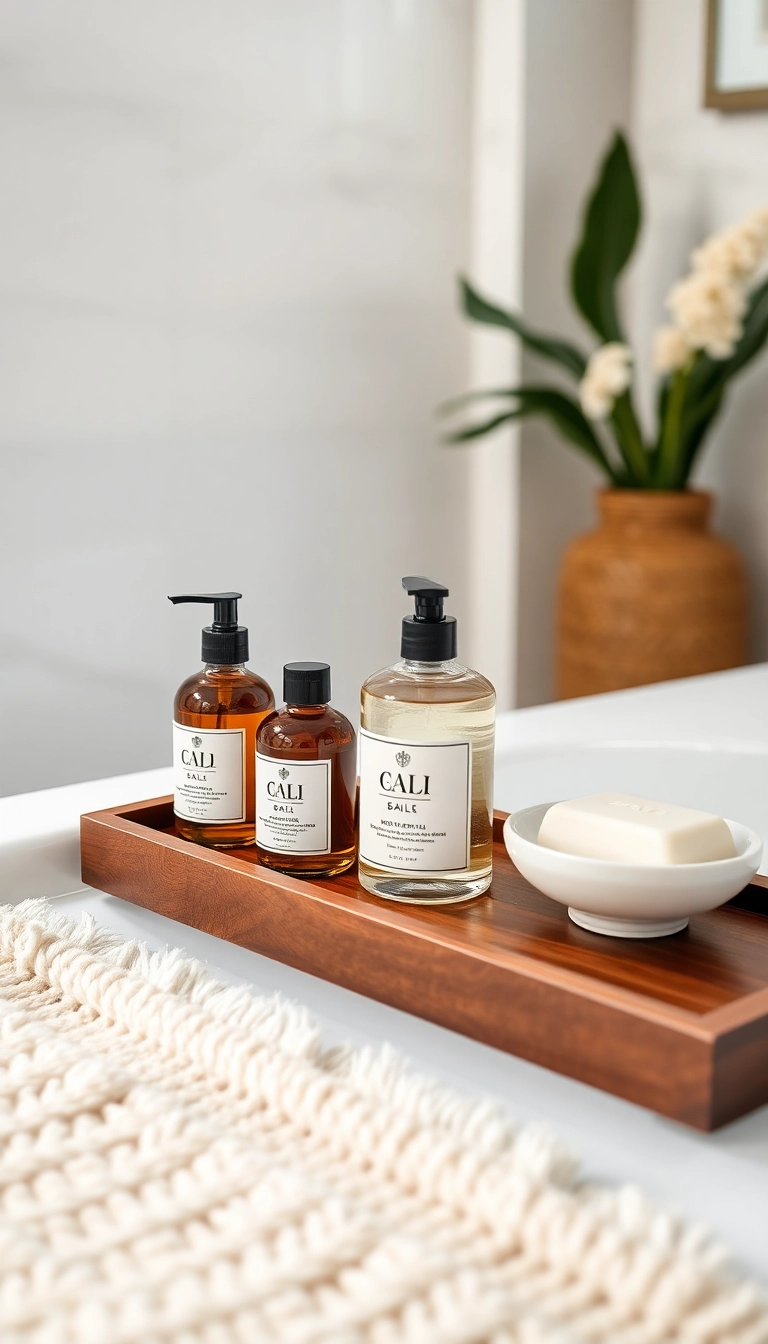 19 Luxurious Bathroom Decor Ideas That'll Make You Feel Like You're in a Spa Every Day! - 19. Luxurious Bathing Essentials