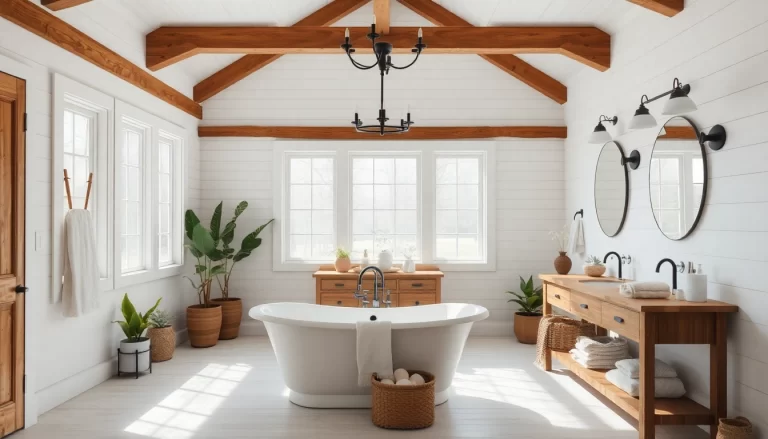 15 Stunning Farmhouse Master Bath Ideas That Will Make You Want to Redecorate Immediately!