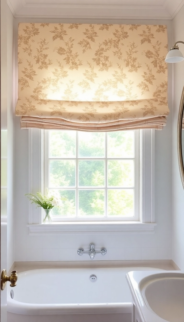 15 Stunning Traditional Bathroom Designs That'll Make You Say 'I Want This!' - 14. Classic Window Treatments