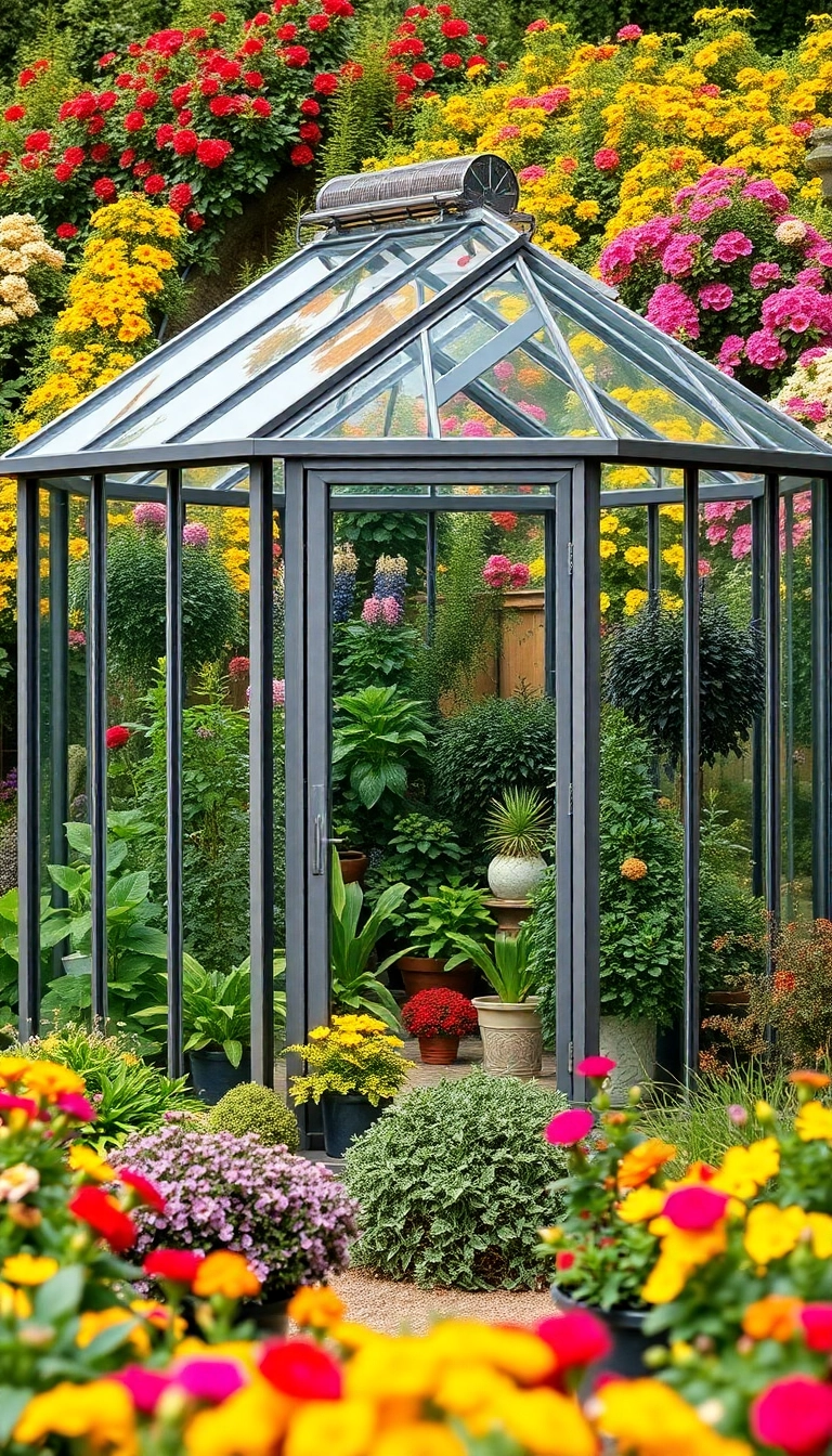 12 Stunning Modern Garden Designs That Will Transform Your Outdoor Space (You Won't Believe #5!) - 15. Modern Greenhouses