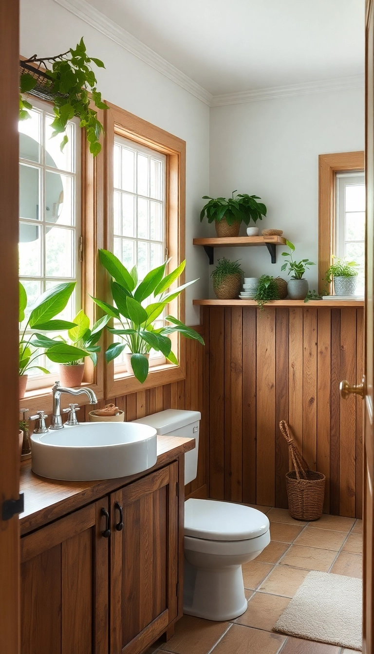 15 Stunning Traditional Bathroom Designs That'll Make You Say 'I Want This!' - 20. Eco-Friendly Design Choices