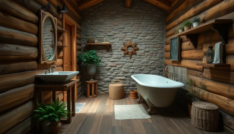 20 Rustic Bathroom Designs That Will Make You Feel Like You’re in a Cozy Cabin!