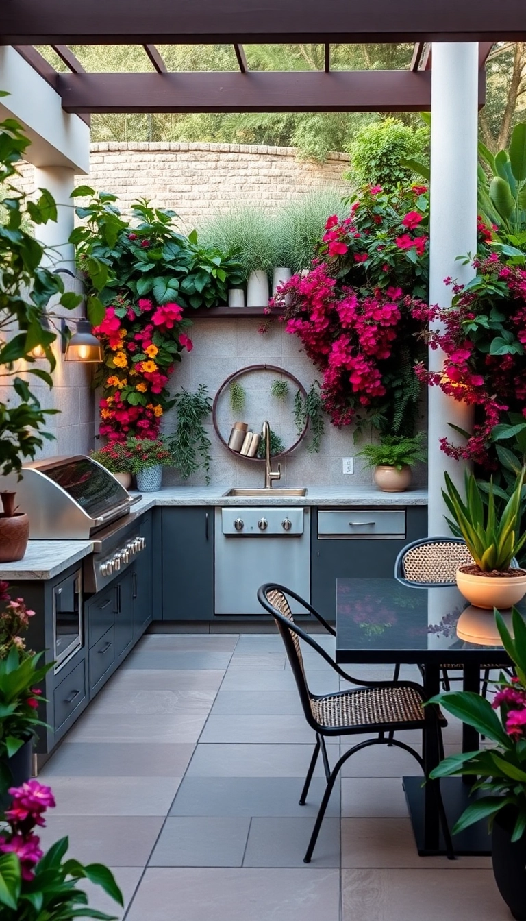 12 Stunning Modern Garden Designs That Will Transform Your Outdoor Space (You Won't Believe #5!) - 17. Outdoor Kitchens