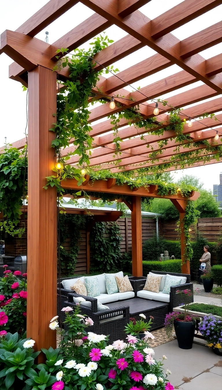 12 Stunning Modern Garden Designs That Will Transform Your Outdoor Space (You Won't Believe #5!) - 8. Modern Pergolas