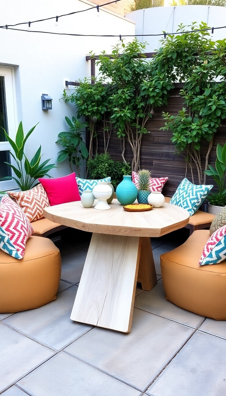 21 Decorative Garden Tables That Will Make Your Neighbors Jealous (You Won't Believe #5!) - 16. Unique Shapes